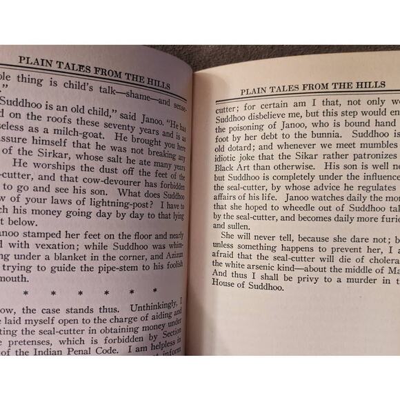 Vintage Rudyard Kipling Story Of Gadsbys & Plain Tales From Hills Punjab Edition - Picture 15 of 15